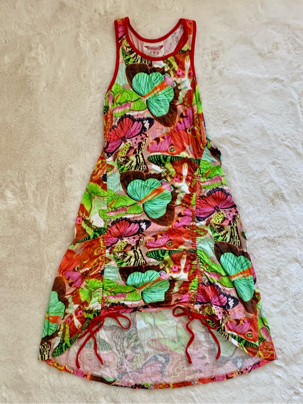 Paper Wings Organic Butterflies Dress Girl 8